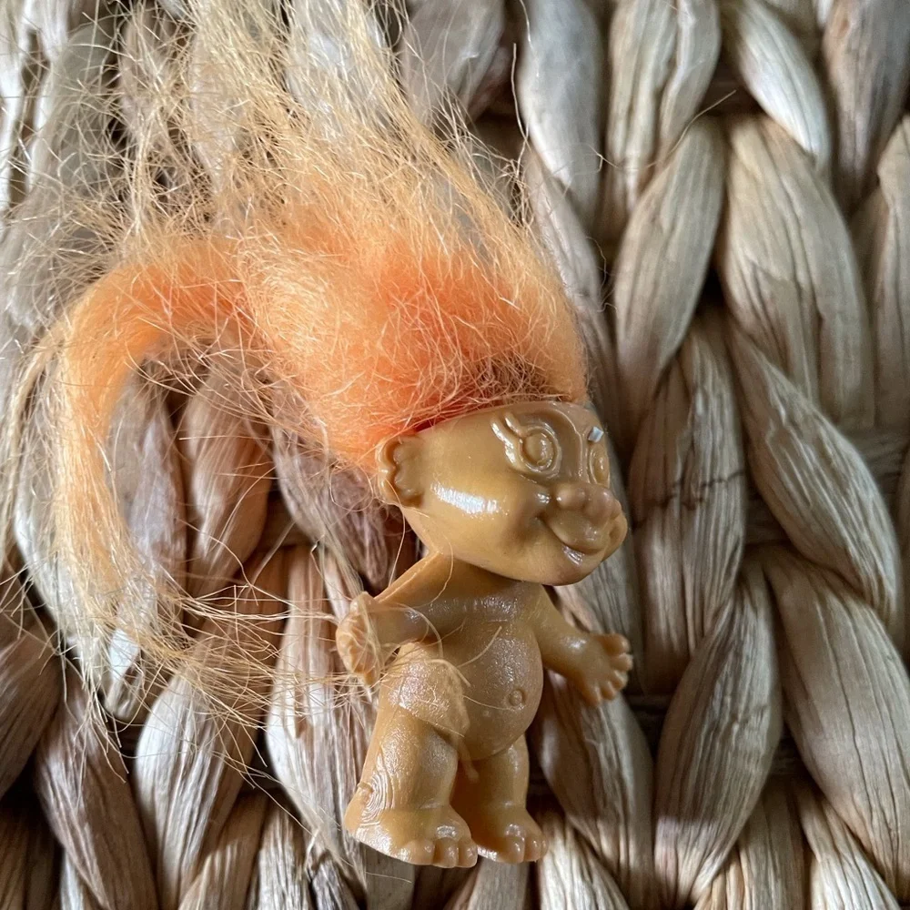 Vintage Treasure Trolls orange hair